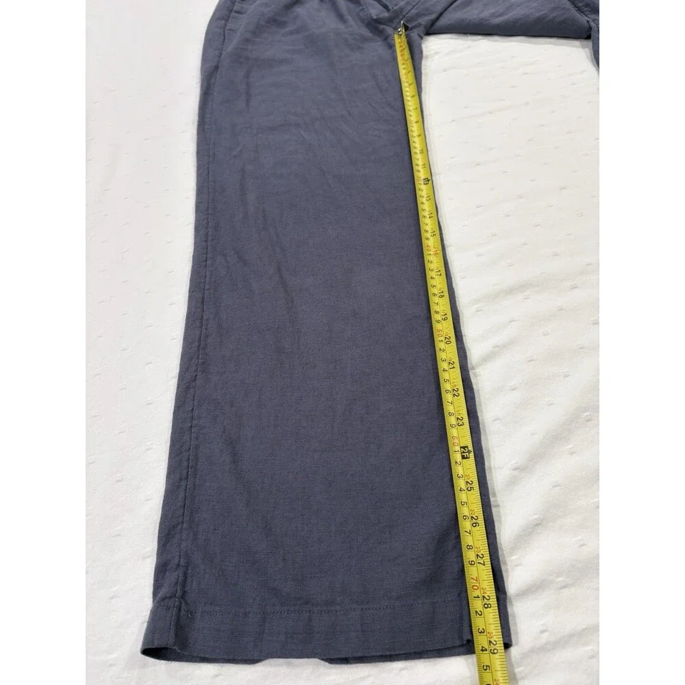 Aritzia The Group by Babaton Sontag Linen Pant Admiral Blue XS Women